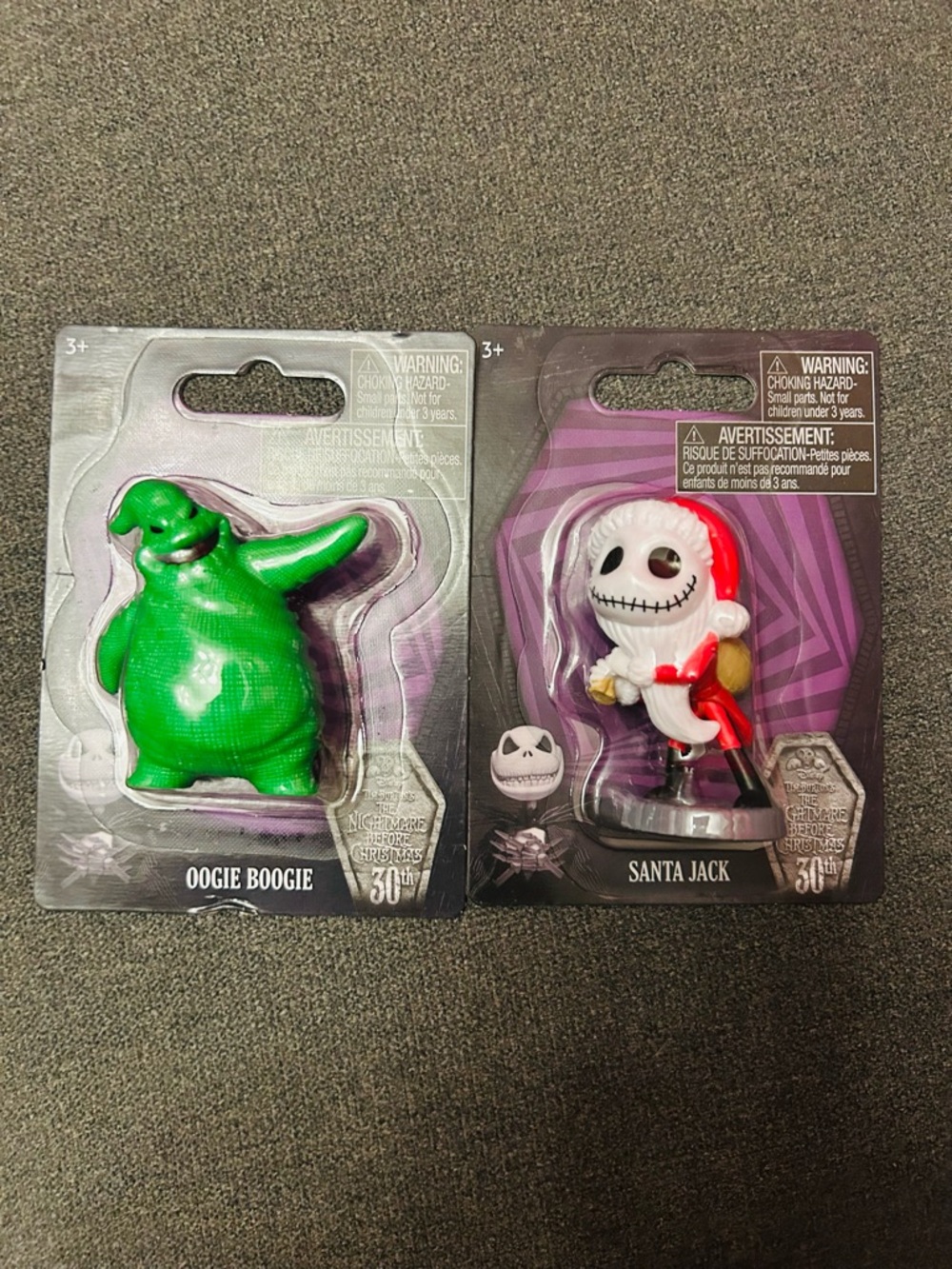 Lot of 2 Nightmare Before Christmas Figures Jack and Oogie Boogie